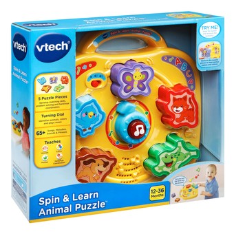 Vtech spin & learn animal puzzle new arrivals